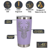 Lavender Thermal Metal Coffee Cup