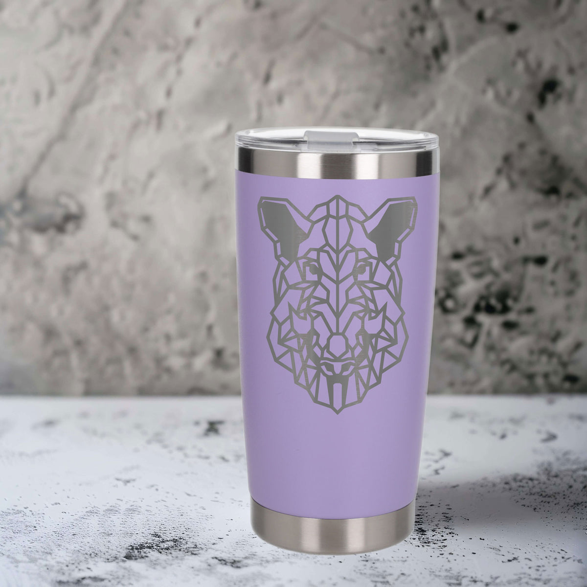 Lavender Thermal Metal Coffee Cup