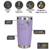 Lavender Thermal Metal Coffee Cup