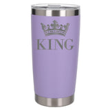 Lavender Thermal Metal Coffee Cup