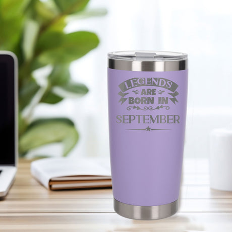 Lavender Thermal Metal Coffee Cup
