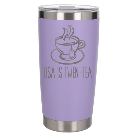Lavender Thermal Metal Coffee Cup