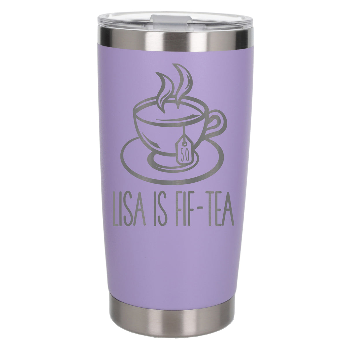 Lavender Thermal Metal Coffee Cup