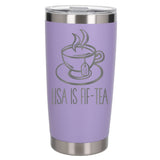 Lavender Thermal Metal Coffee Cup