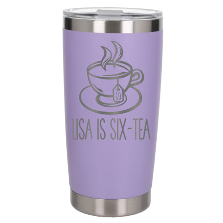 Lavender Thermal Metal Coffee Cup