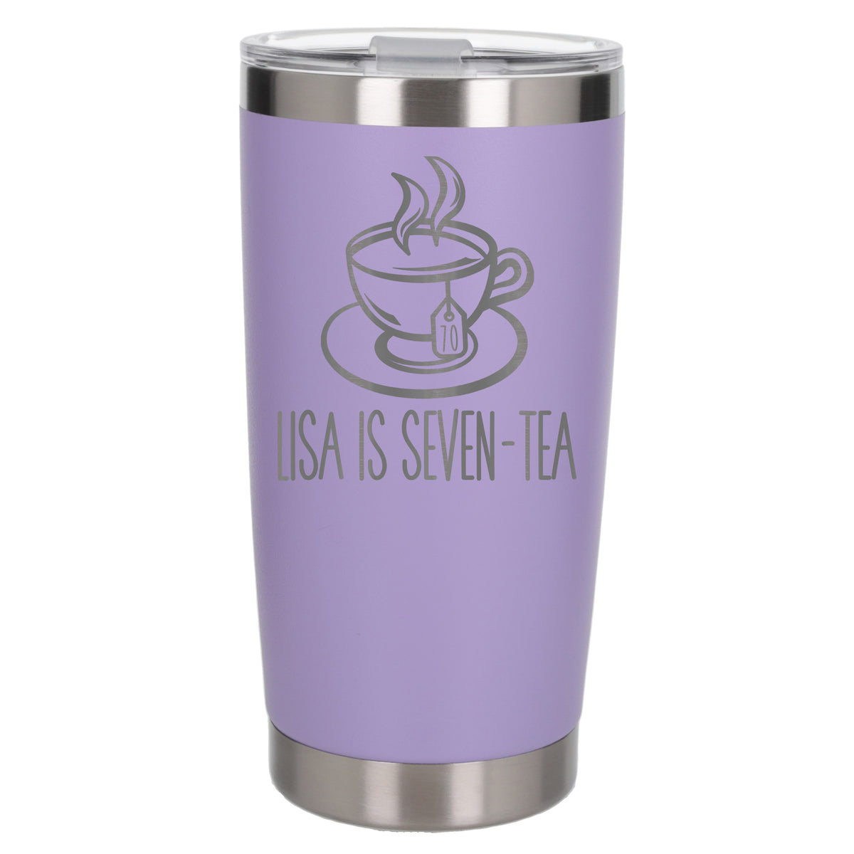 Lavender Thermal Metal Coffee Cup