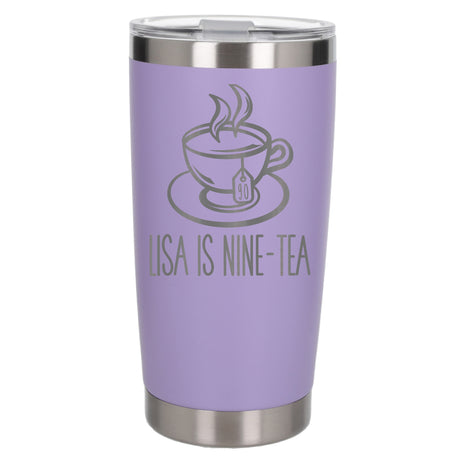 Lavender Thermal Metal Coffee Cup