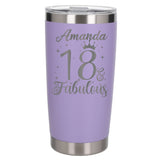 Lavender Thermal Metal Coffee Cup