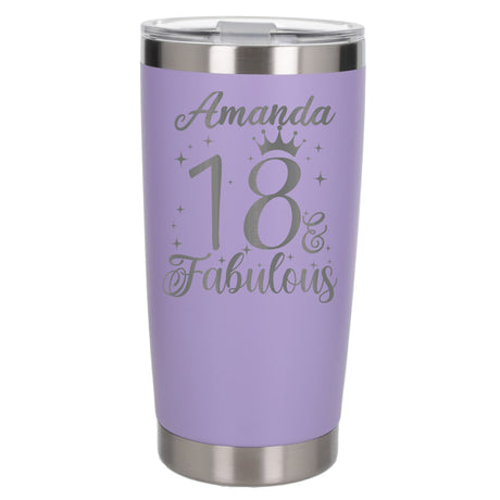 Lavender Thermal Metal Coffee Cup