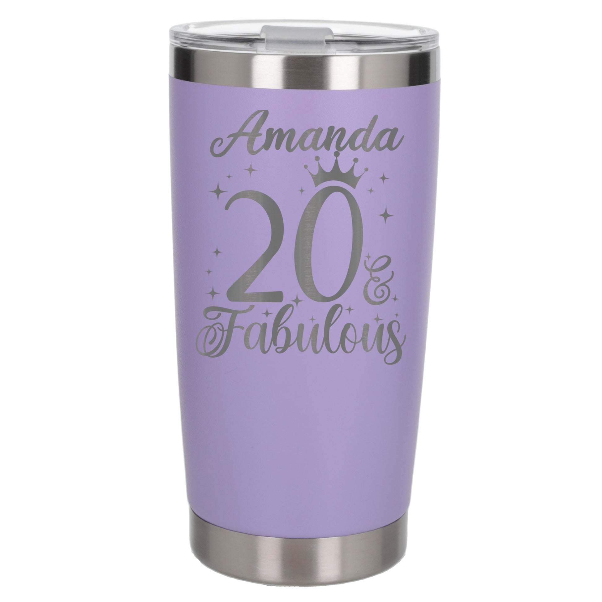 Lavender Thermal Metal Coffee Cup