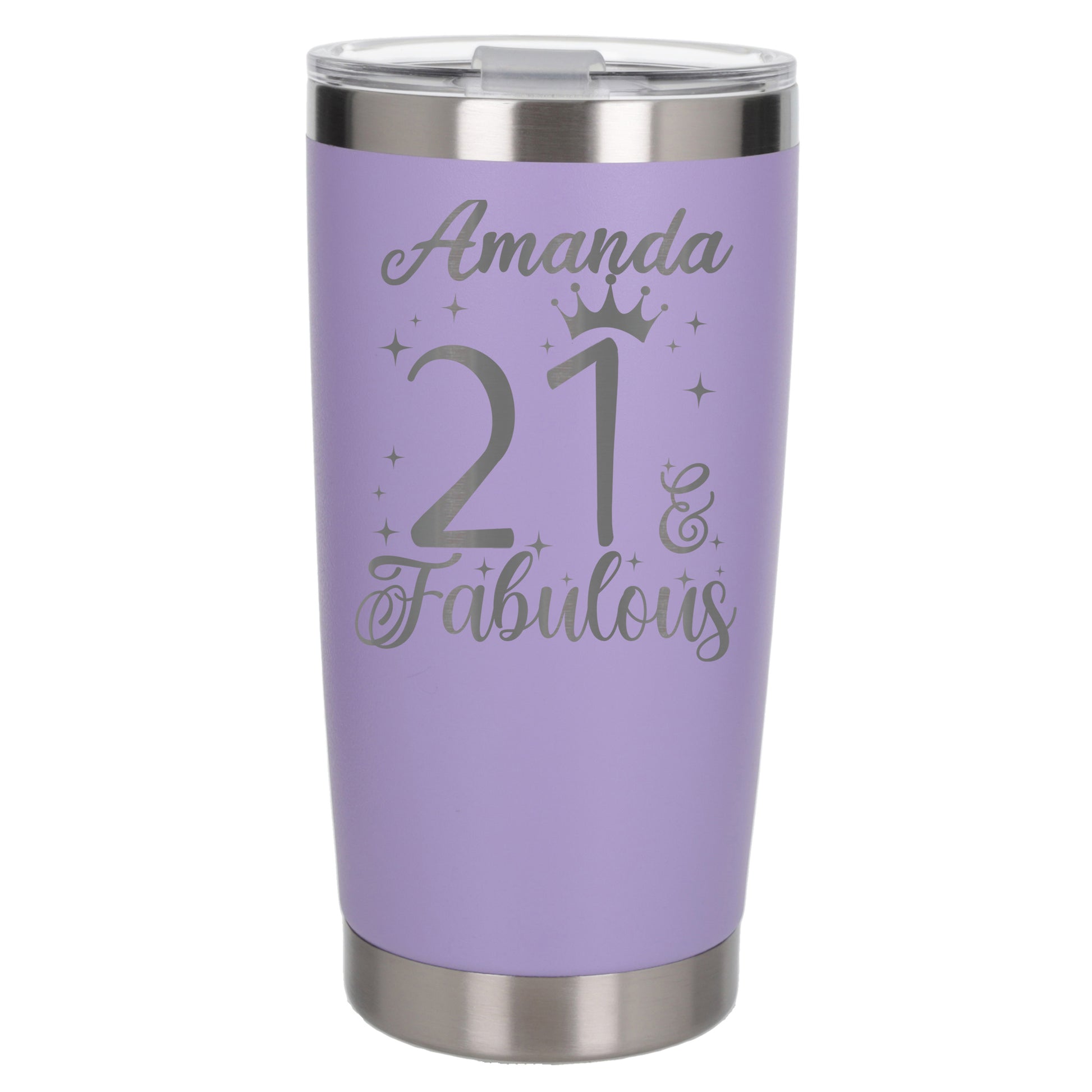 Lavender Thermal Metal Coffee Cup