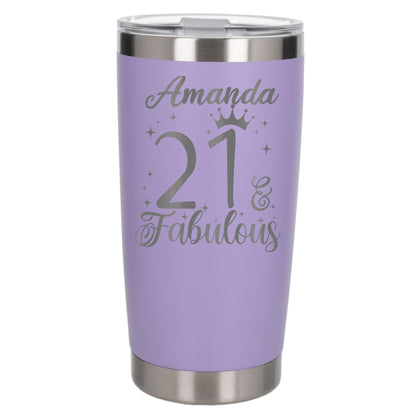 Lavender Thermal Metal Coffee Cup
