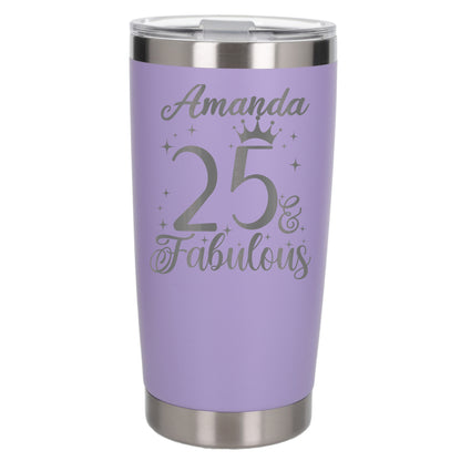 Lavender Thermal Metal Coffee Cup