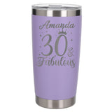 Lavender Thermal Metal Coffee Cup