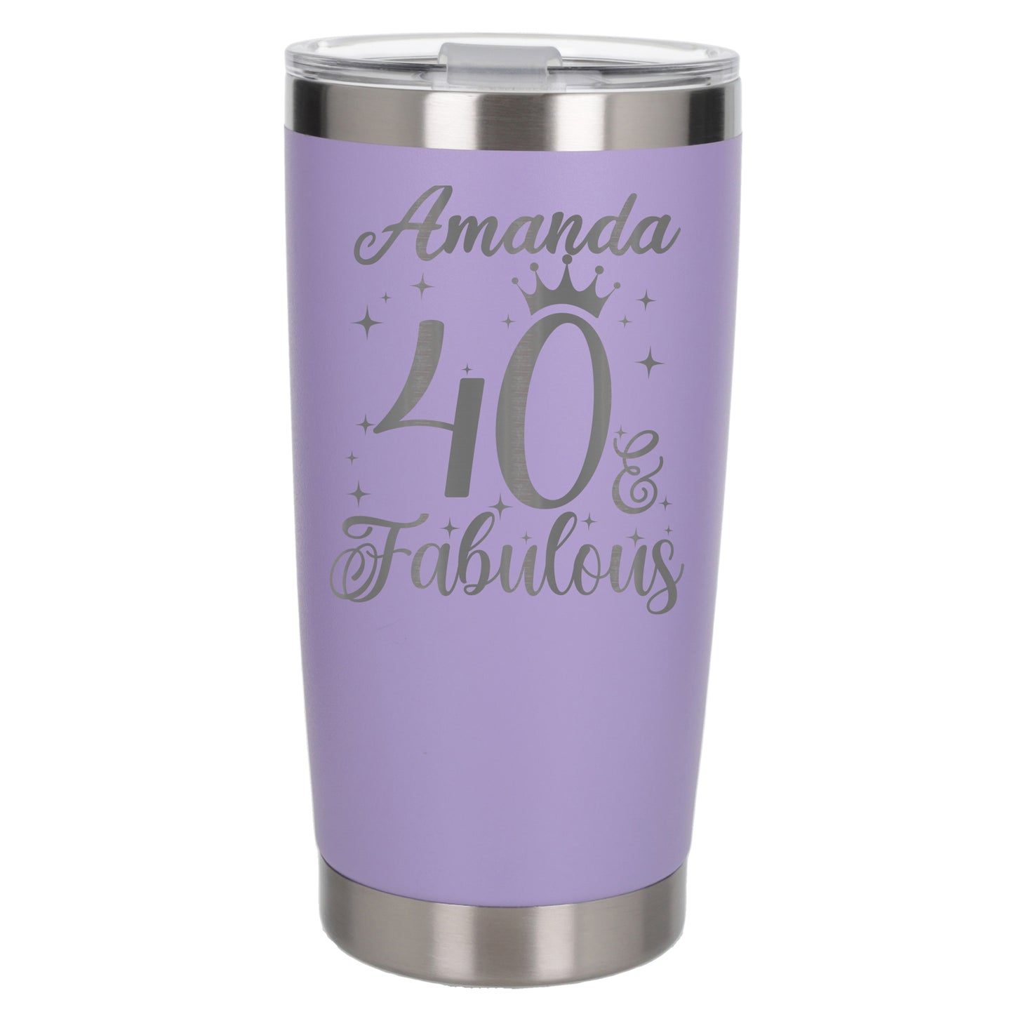 Lavender Thermal Metal Coffee Cup