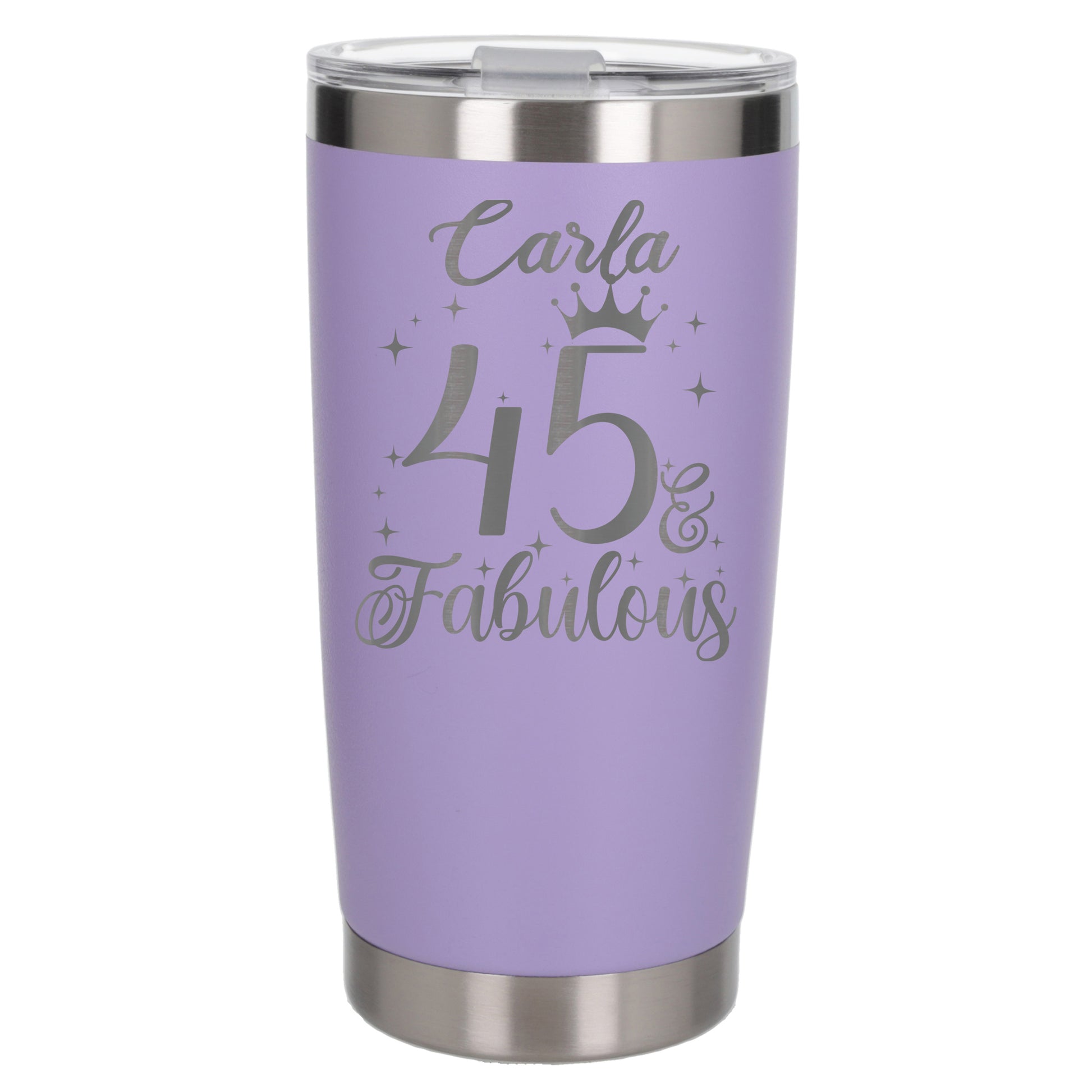 Lavender Thermal Metal Coffee Cup