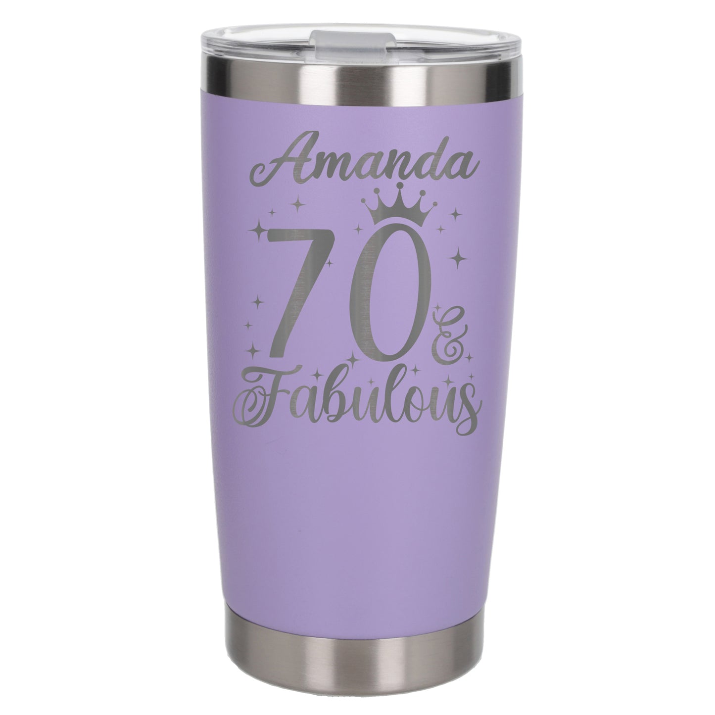 Lavender Thermal Metal Coffee Cup