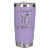 Lavender Thermal Metal Coffee Cup