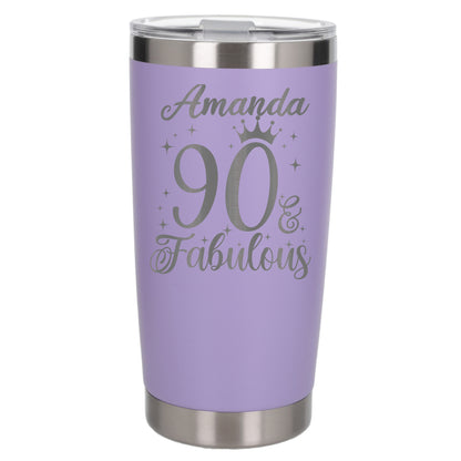 Lavender Thermal Metal Coffee Cup
