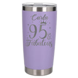 Lavender Thermal Metal Coffee Cup