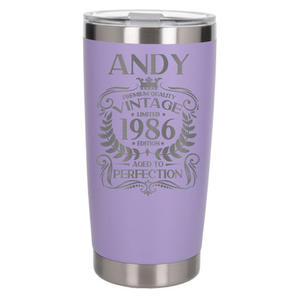 Lavender Thermal Metal Coffee Cup