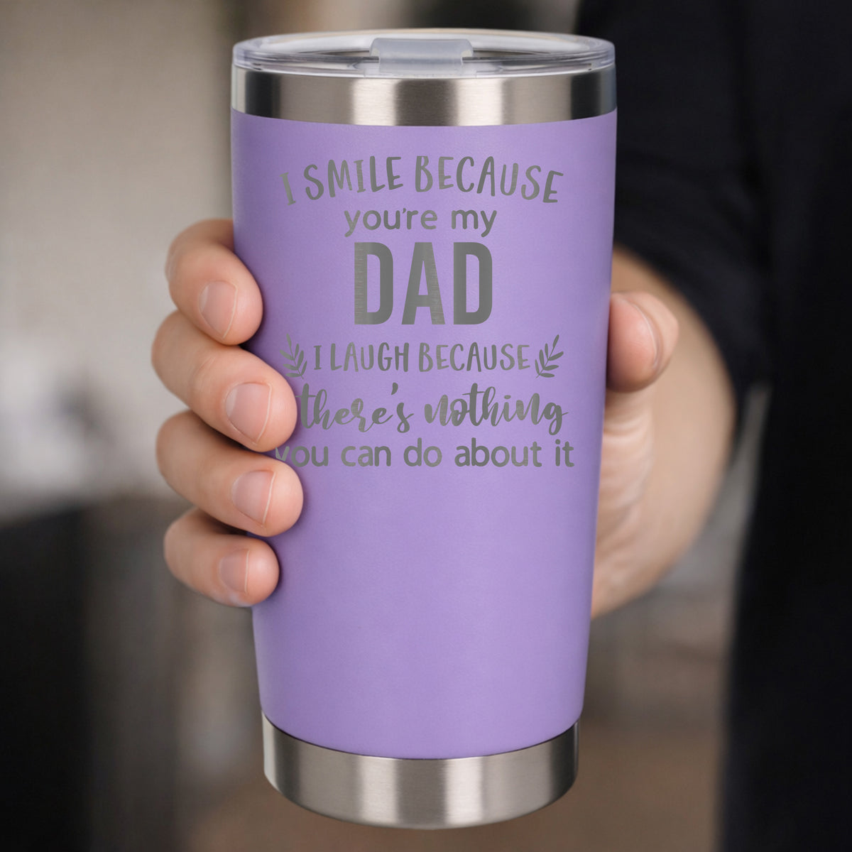 Lavender Thermal Metal Coffee Cup