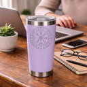 Lavender Thermal Metal Coffee Cup