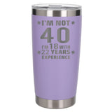 Lavender Thermal Metal Coffee Cup