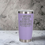 Lavender Thermal Metal Coffee Cup
