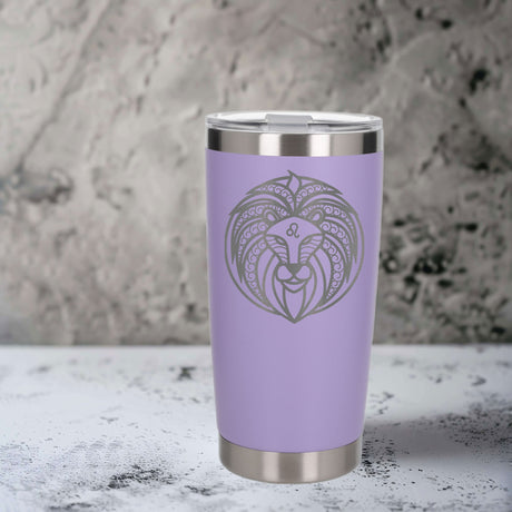 Lavender Thermal Metal Coffee Cup