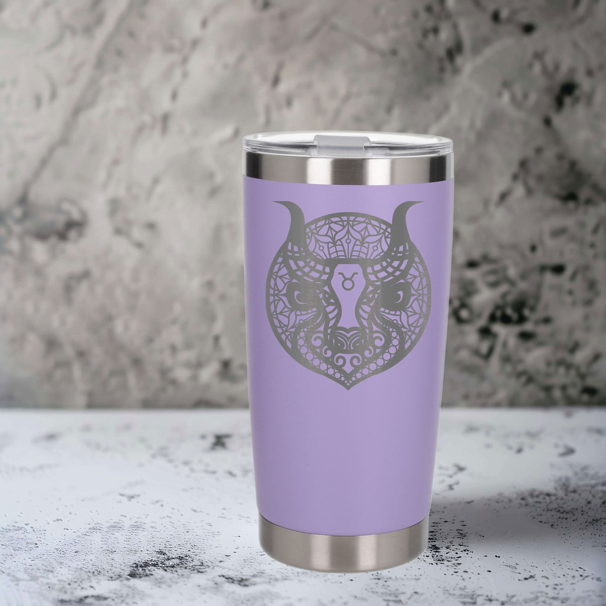 Lavender Thermal Metal Coffee Cup
