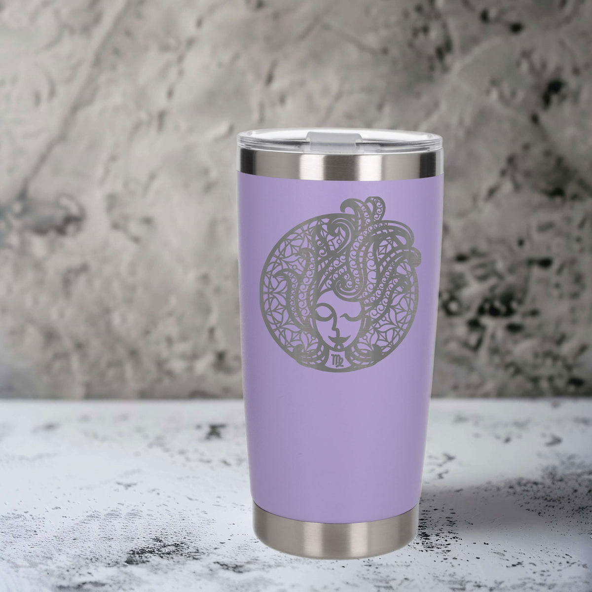 Lavender Thermal Metal Coffee Cup