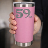 Light Pink Thermal Metal Coffee Cup