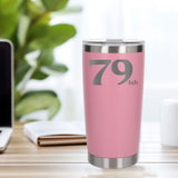 Light Pink Thermal Metal Coffee Cup
