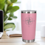 Light Pink Thermal Metal Coffee Cup