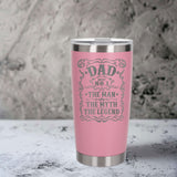 Light Pink Thermal Metal Coffee Cup