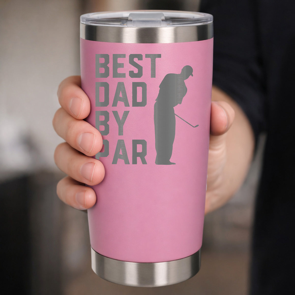 Light Pink Thermal Metal Coffee Cup