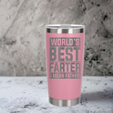 Light Pink Thermal Metal Coffee Cup