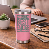 Light Pink Thermal Metal Coffee Cup