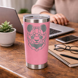 Light Pink Thermal Metal Coffee Cup