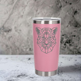 Light Pink Thermal Metal Coffee Cup