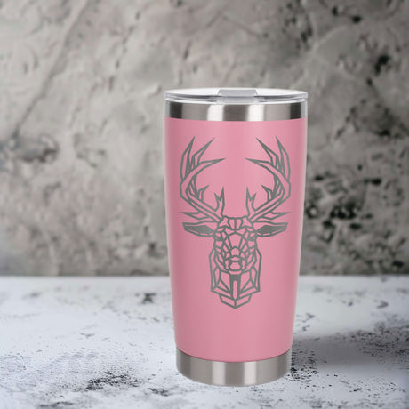 Light Pink Thermal Metal Coffee Cup