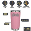 Light Pink Thermal Metal Coffee Cup