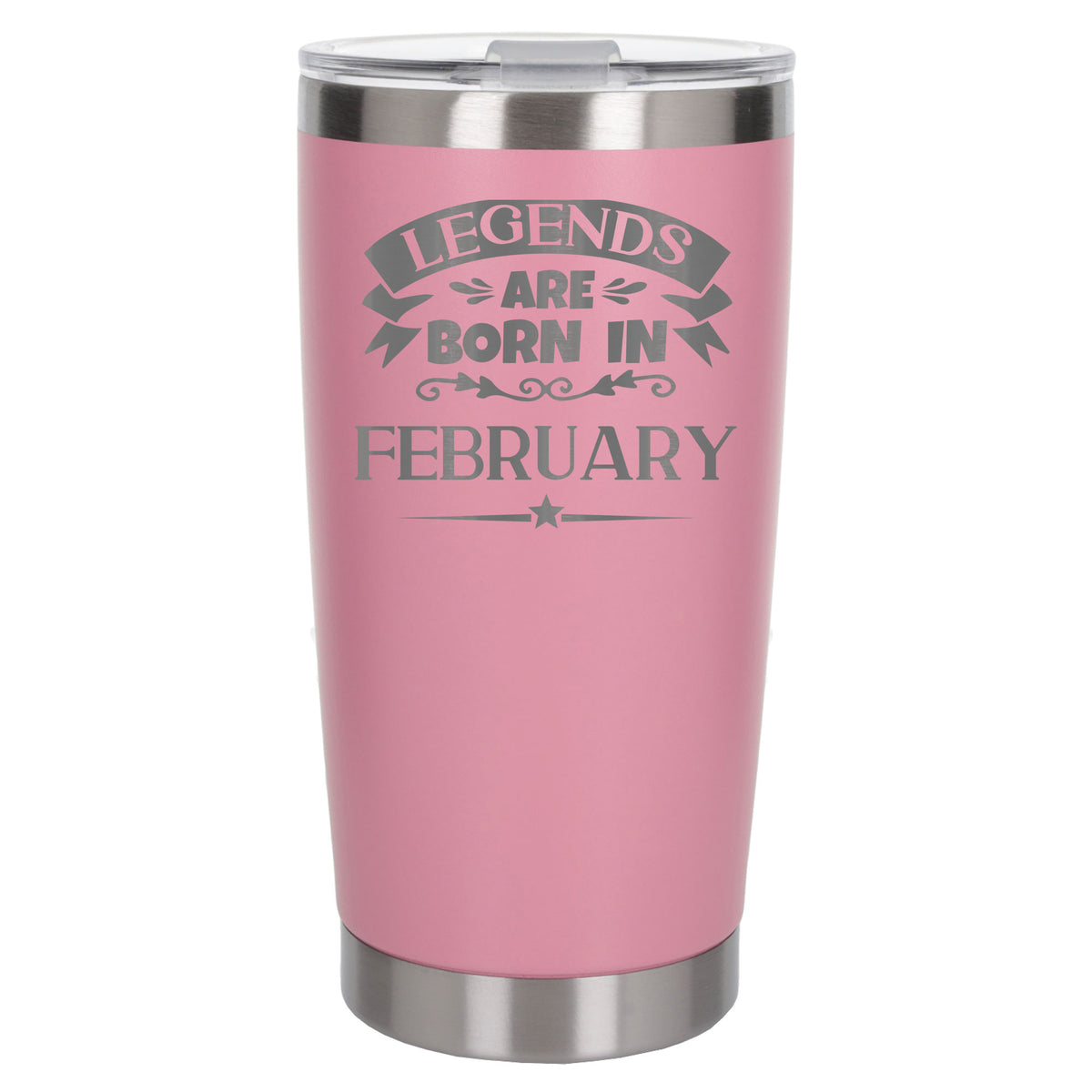 Light Pink Thermal Metal Coffee Cup