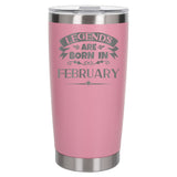 Light Pink Thermal Metal Coffee Cup