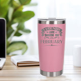 Light Pink Thermal Metal Coffee Cup