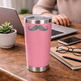 Light Pink Thermal Metal Coffee Cup