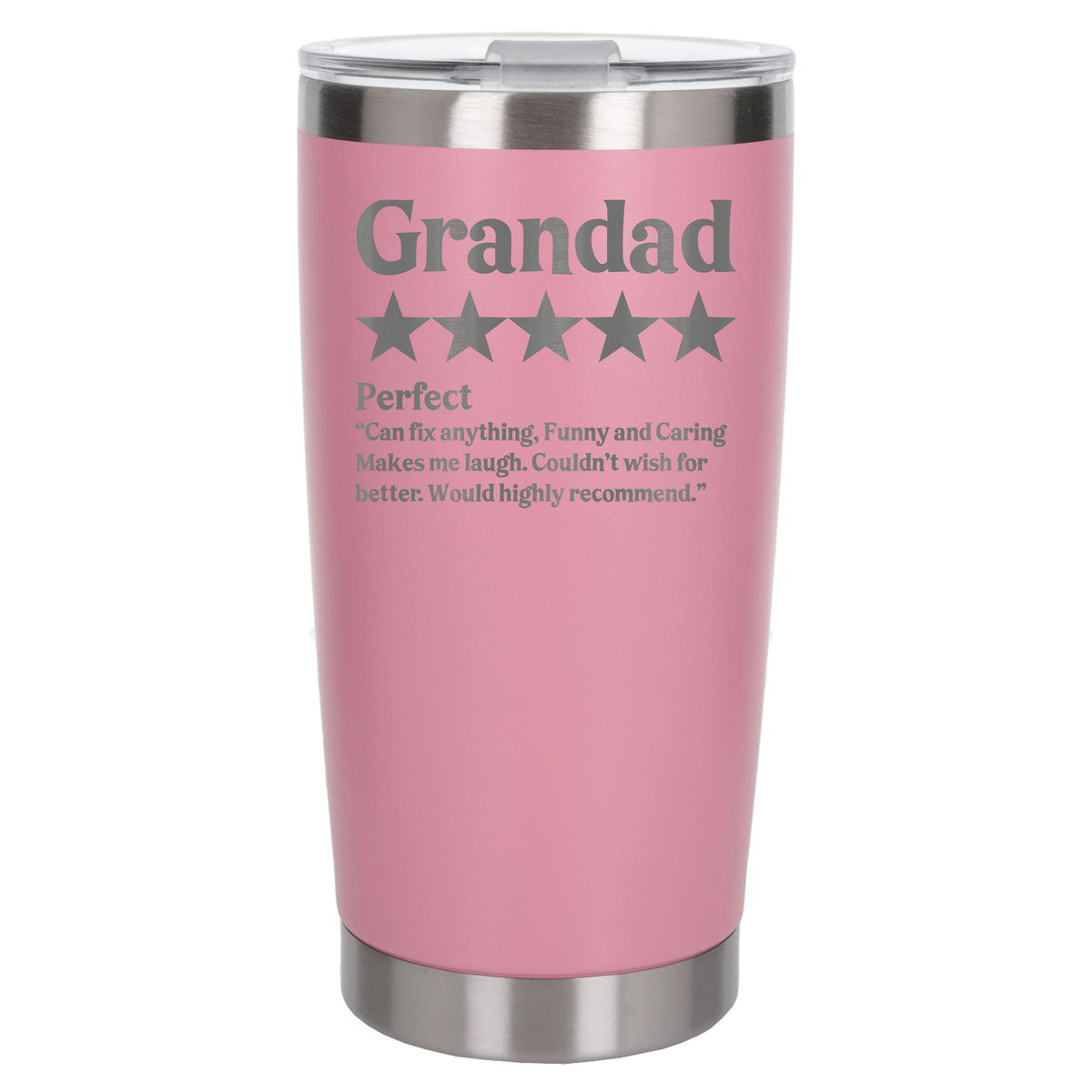 Review Engraved Travel Mug Birthday Gift, Thermal Metal Coffee Cup