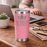 Light Pink Thermal Metal Coffee Cup