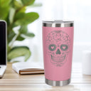 Light Pink Thermal Metal Coffee Cup